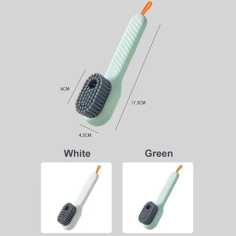 2pcs Shoe Brush Automatic Liquid Discharge Deep Cleaning Soft Bristles Household Laundry Cleaning Brush for Daily Use 3