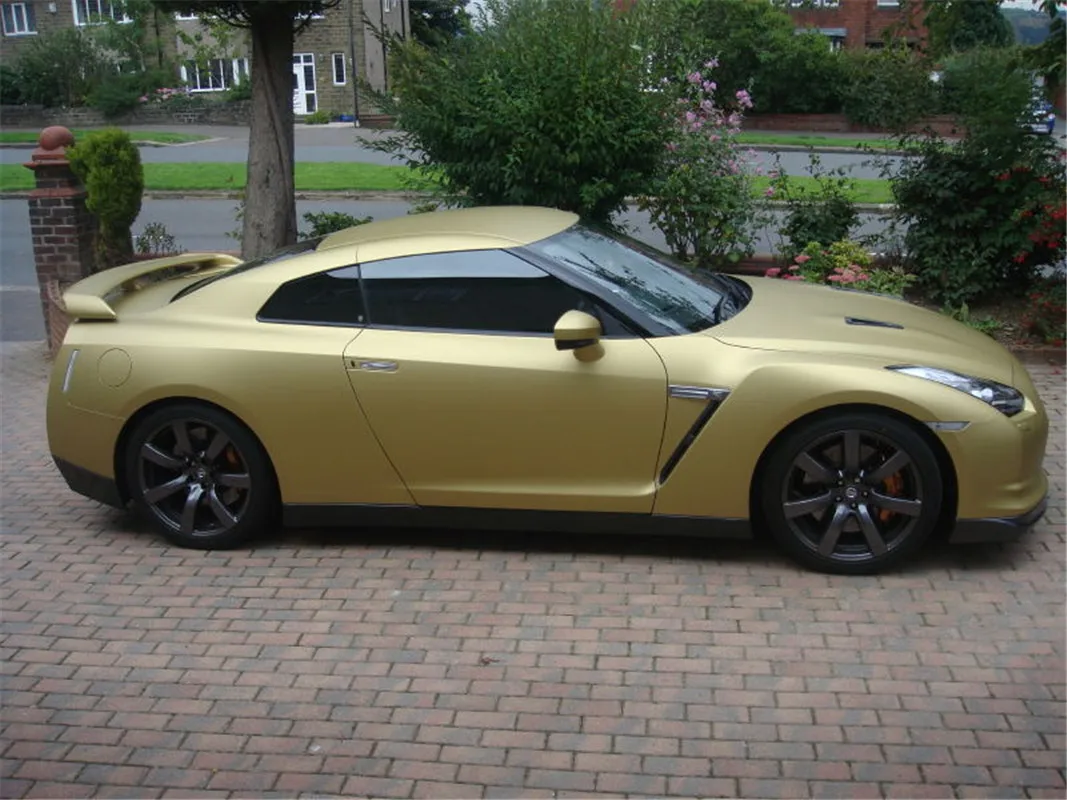 Matte Gold Wrap Vinyl Film example image 3