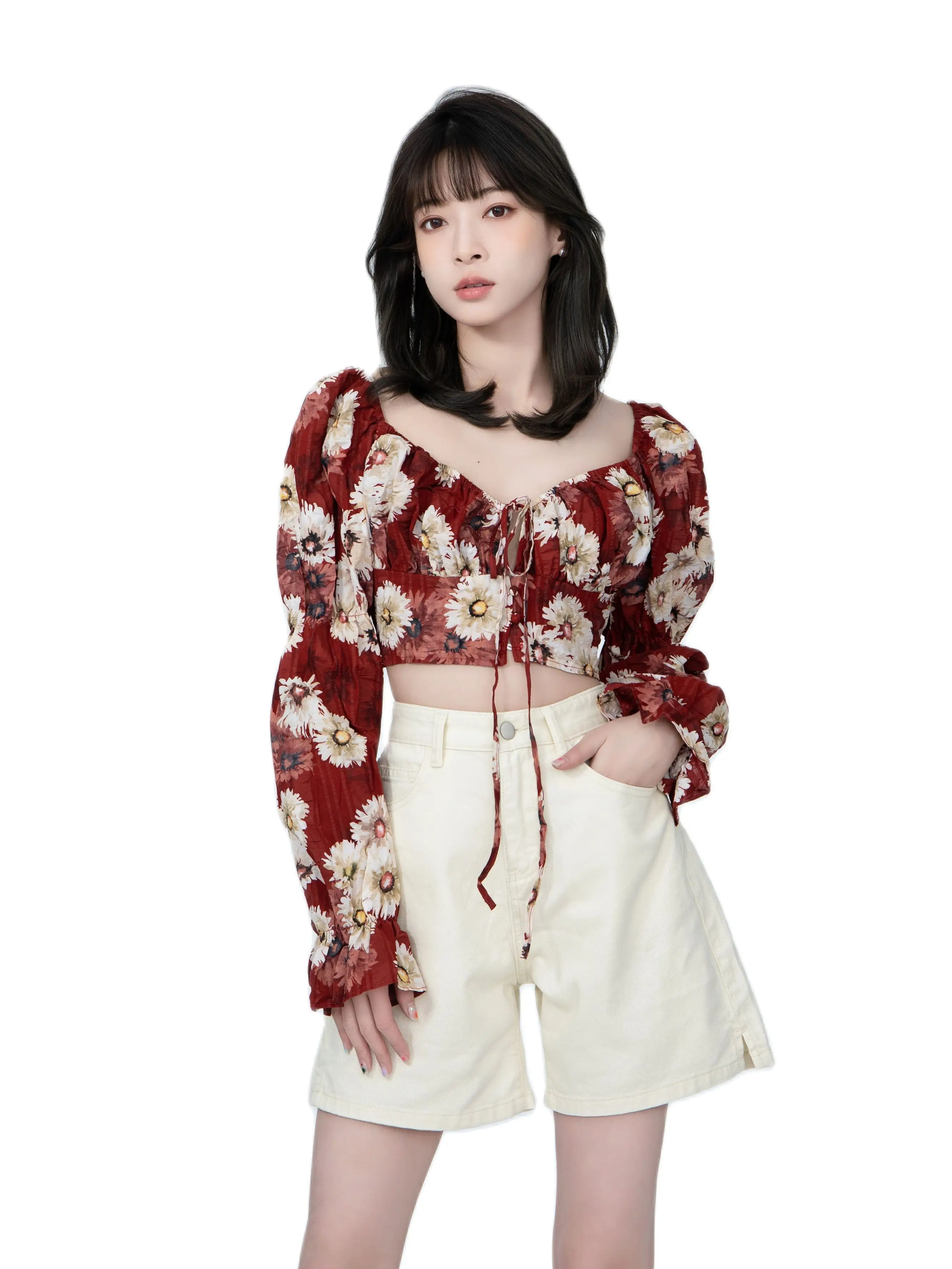 

Meme Gaga Y2k Top Chiffon Shirt For Women Female Dresses