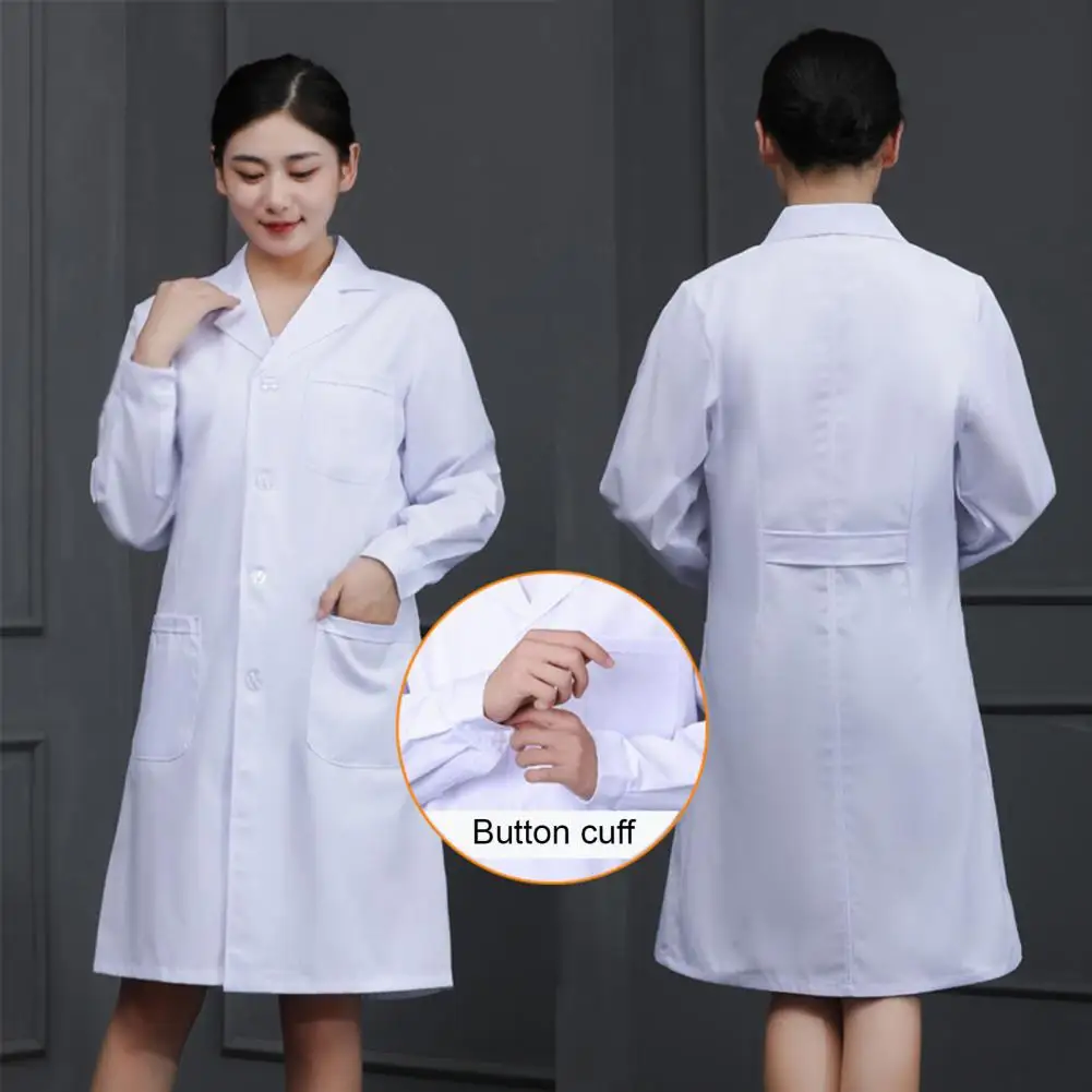 TK Gruppe Bata De Médico O Enfermera – Abrigo De Laboratorio Blanco Unisex Para Carnaval, Disfraces Y Fiestas, Talla Única