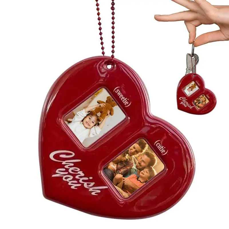 Heart Shape Photo Card Protector Cute Small Photocard Holder