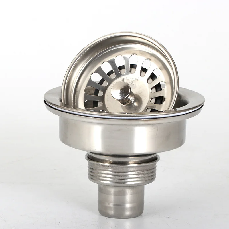 Kitchen Sink Strainer Stopper, Stainless Steel Waste Plug Sink