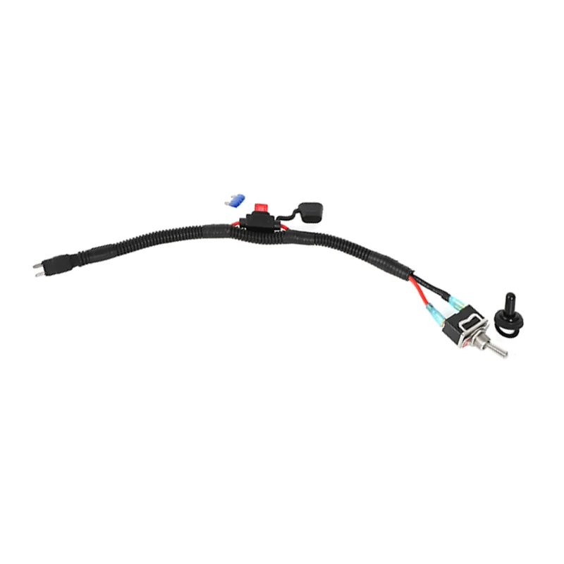 DWCX Automotive Switched Fuse Holder Fit for Mini Fuse with Wire 10A 15A Plug & Play Universal