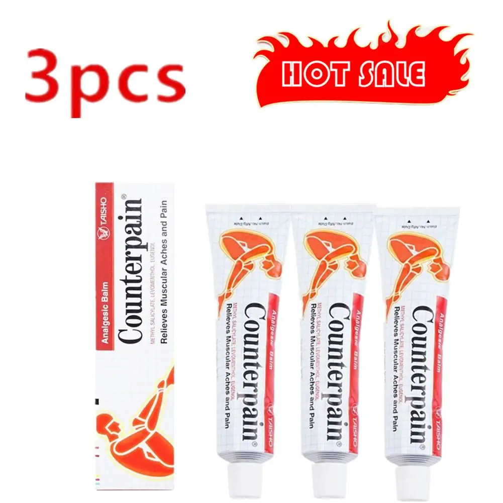 

3PCS 120g Counterpain Thailand Analgesic Balm Relieves Muscle Aches And Pain Relieve Pain Balm Rheumatoid Arthritis Ointment