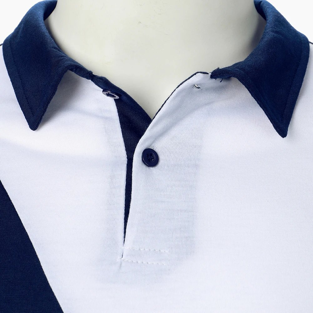 Men's Polo Shirt Stripe Matching Business Casual Style Short Sleeve For Men Football Tennis Street Wear Men's Top Polo Shirt 12 S4c82f125b22d44819e1f881ad8917ce12