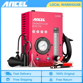 ANCEL S3000 Car Smoke Leak Detector EVAP Smoke Machine Diagnostic Tool Car Fuel Pipe Leak Detector Tester Auto Vacuum Tester 1