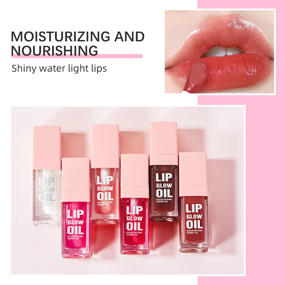 Lip Glow Oil Jelly Lip Gloss Set Long Lasting Permanent Lipstick Woman Tint for Lips Stick Lipgloss Glosses Stain lip gloss,lip makeup,lip tint,lip oil,lip stain