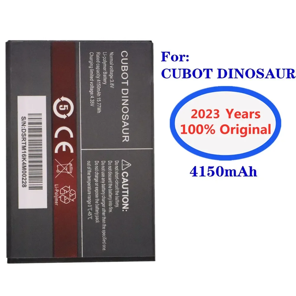 

2023 Years New 100% Original CUBOT Dinosaur Battery 4150mAh Replacement backup battery Cell Phone Bateria In Stock