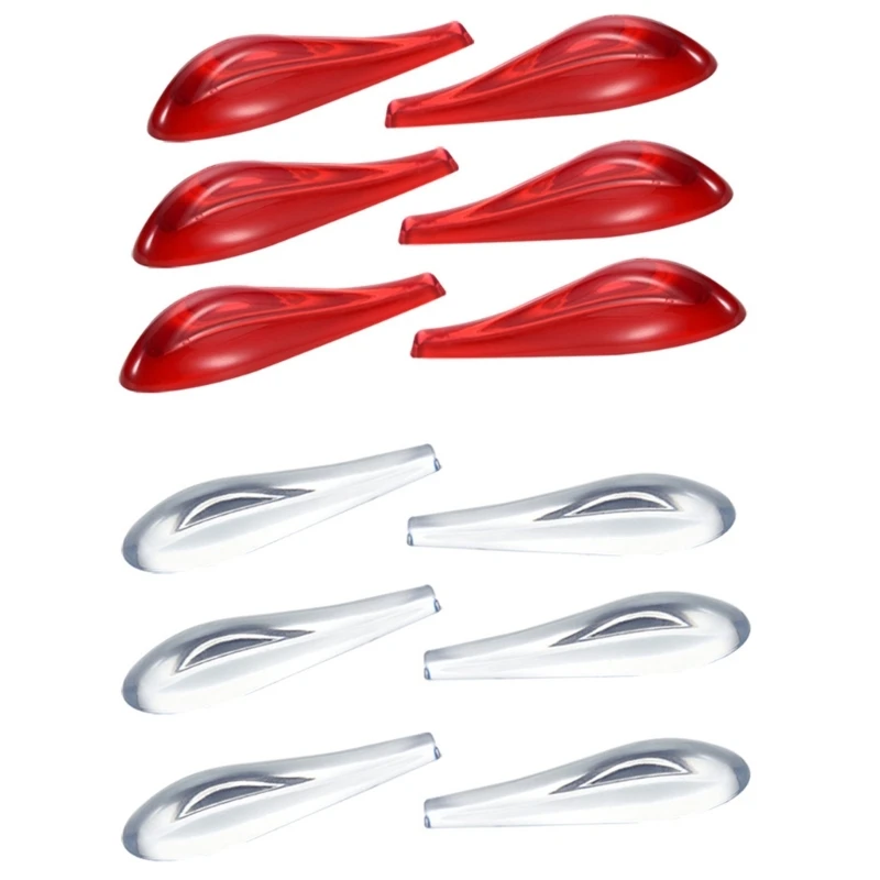 

6Pcs Car Tail Light Sticker Anti Collision Save Reduce Wind Noise