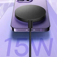 Магнитное беспроводное зарядное устройство 200 Вт для телефона Magsafe iPhone 17 16 15 14 13 12 Pro Max Airpods 4 Pro Магнитная станция быстрой зарядки — изображение 3