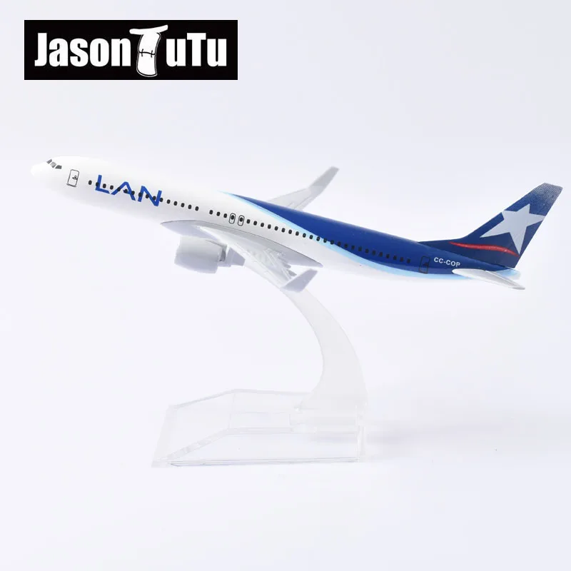 Модель самолета JASON TUTU B737, 16 см, в масштабе 1/400