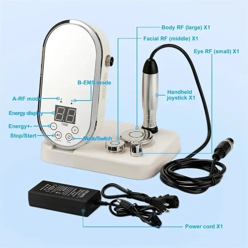Bipolar RF And EMS Skin Collage Rejuvenation Radio Frequency Heat Therapy Body Shaping Facial SKin Tightening Lifting Machine