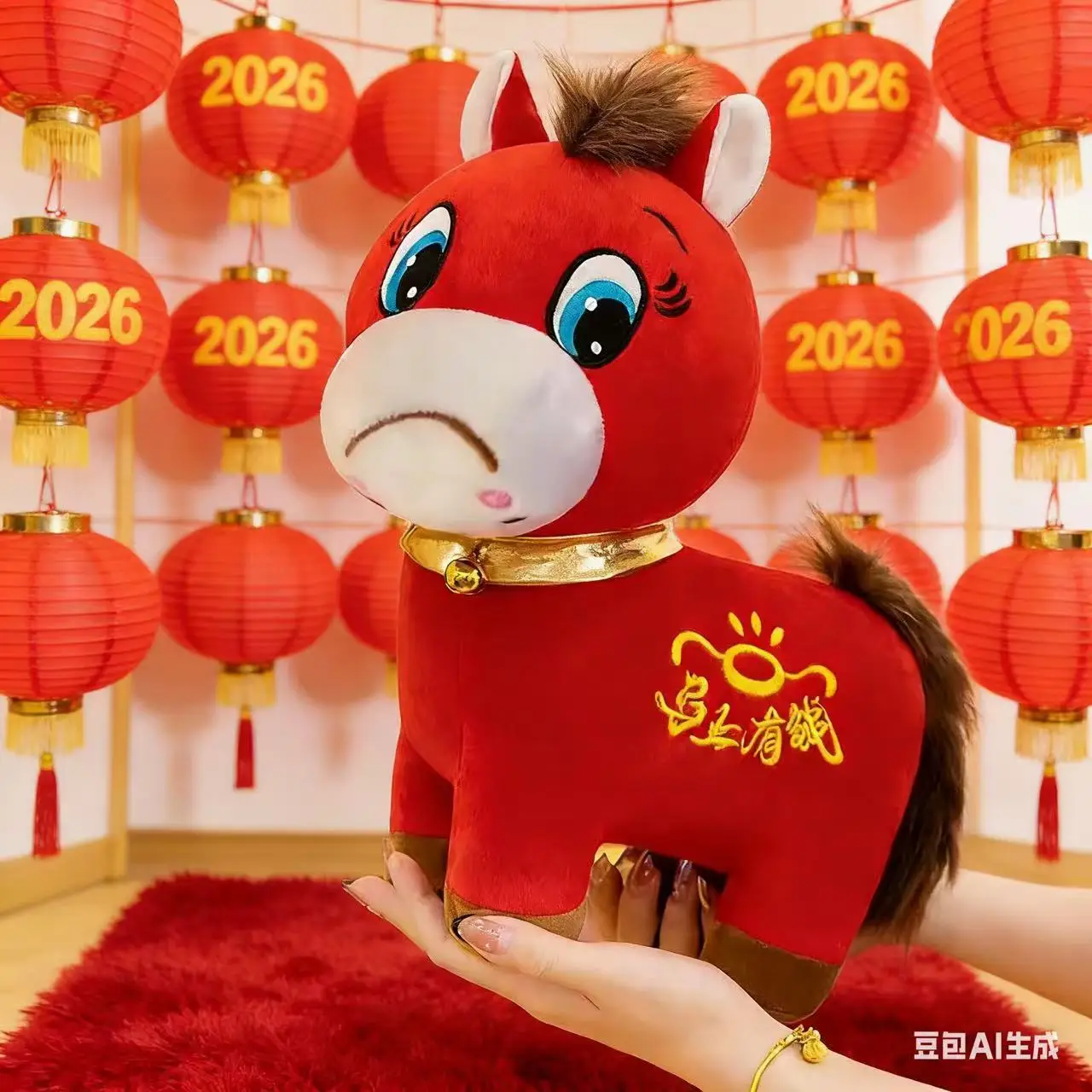 Pony Plüschtier Pferd Stofftier Für Kinder Als Geschenk_voghion.com