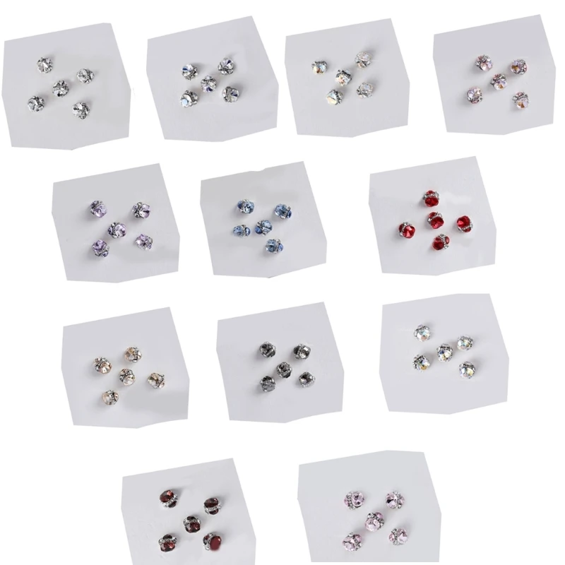 

Pack of 5 3D Rhinestones Clear Clear Crystals Nails Art