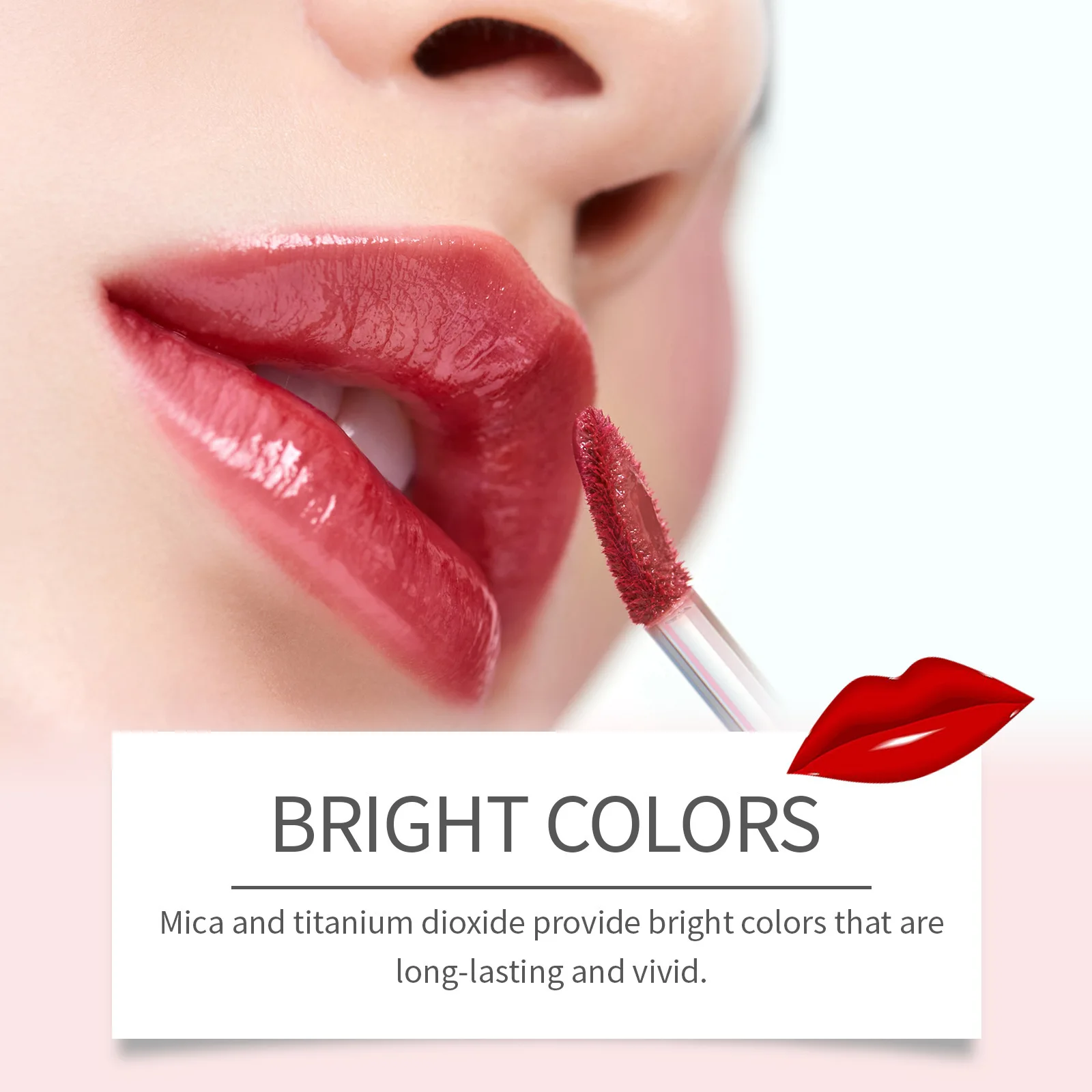 Mirror Water Lip Gloss Liquid Lipstick High Pigment Waterproof Long-lasting Moisturize Tear-off Lip Tint Makeup Women Cosmetics 4