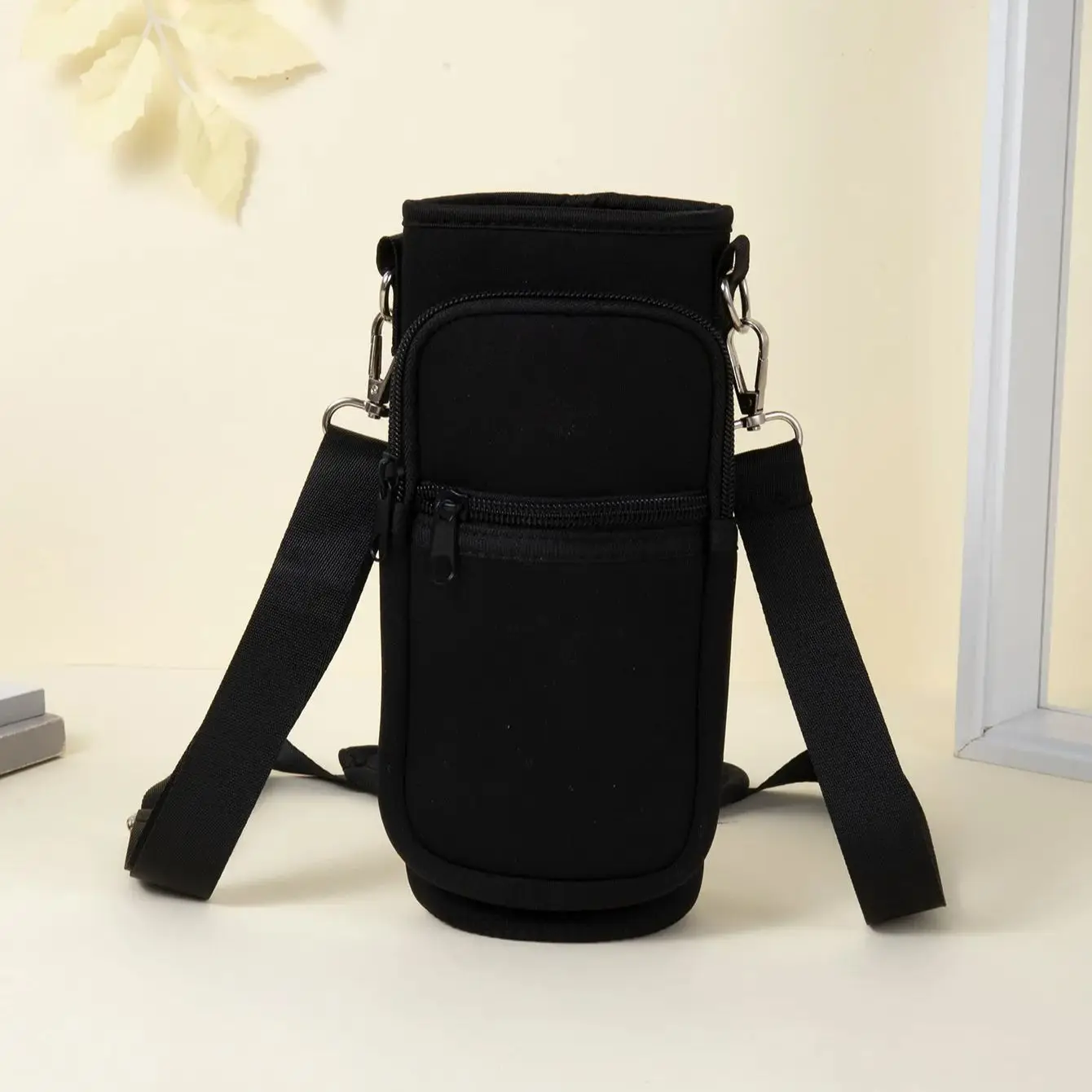 1pc-outdoor sports kettle cup cover portable portable thermos belt jacket