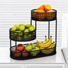 3 Tiers Countertop Fruit Basket,Portable Fruit Bowle Basket Kitchen Organizer Storage & Dining Room Fruits Vegetable Snacks 1
