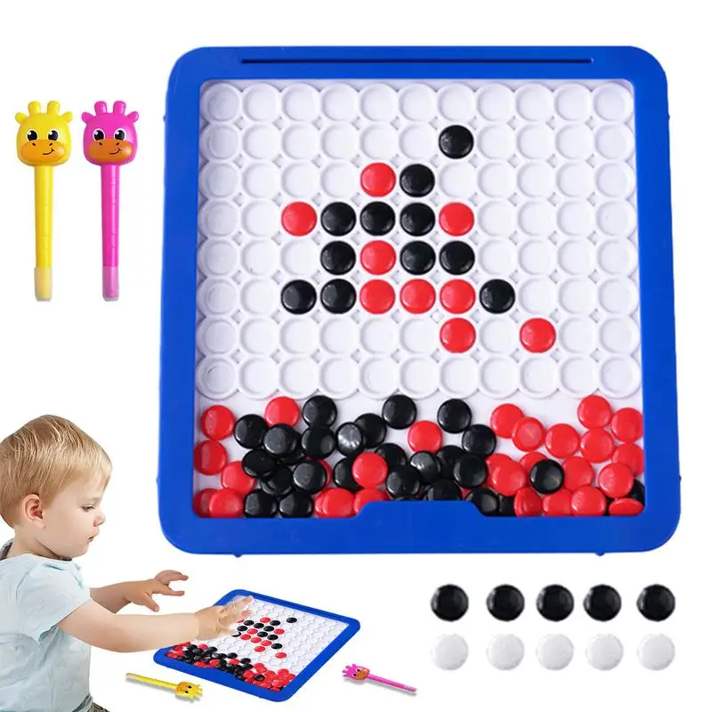 

Magnetic Chess Game Magnetic Family Board Games Set Interactive Magnet Game Brain Game Educational Toys Table Top Games