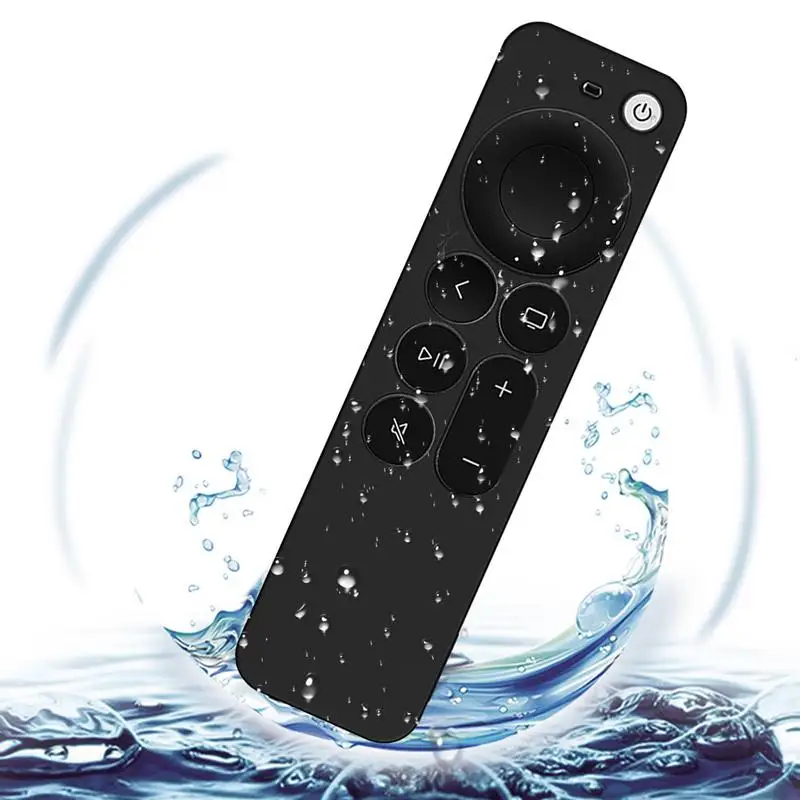 Silicone Case for-Apple 2021 New TV 4K Remote Protective Shell Dustproof Smart TV Remote Control Cover Skin for New TV 4K