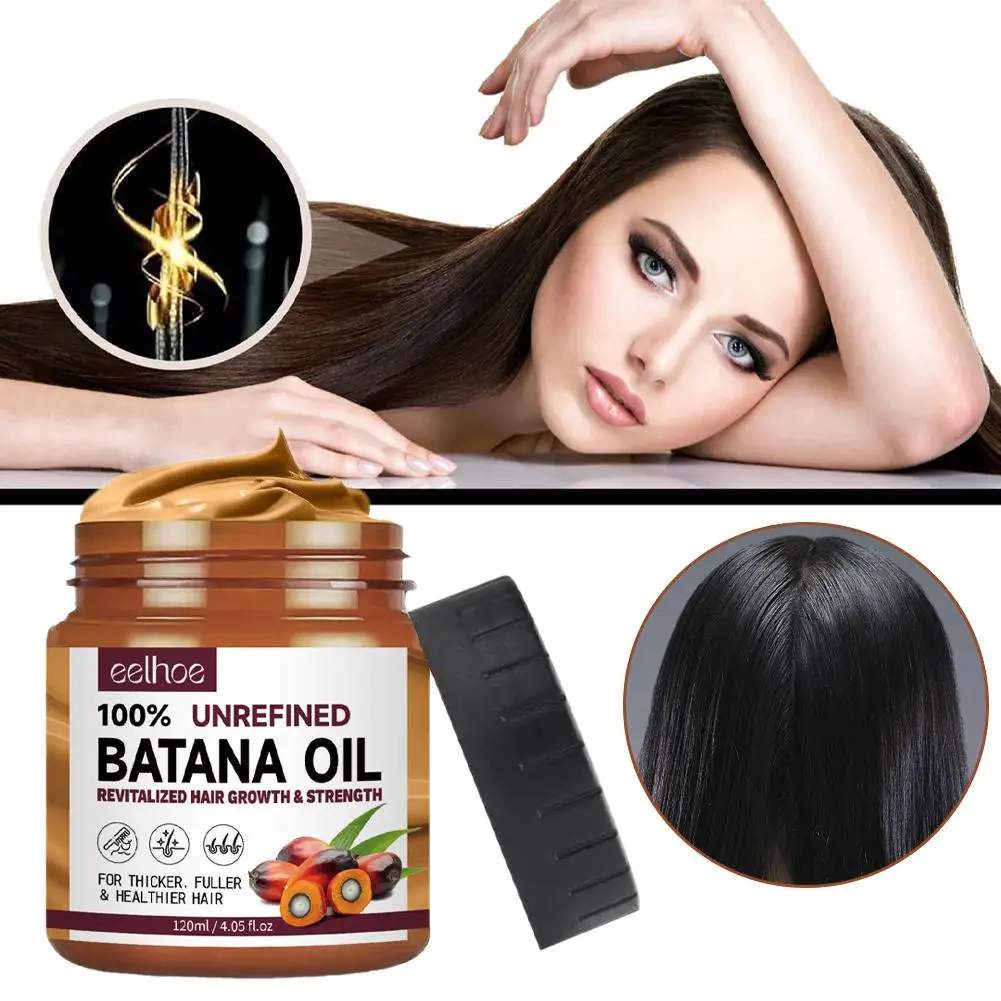 

Nourishing Treatment for Damaged Hair Organic Batana Oil Conditioner ,Natural Oil for hair growth Strengthens Prevents Hair Los