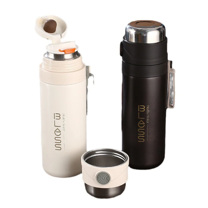 MeyJig Thermos Bottle Stainless Steel Vacuum Gift Cup Household Office Coffee Milk Flask 500ml