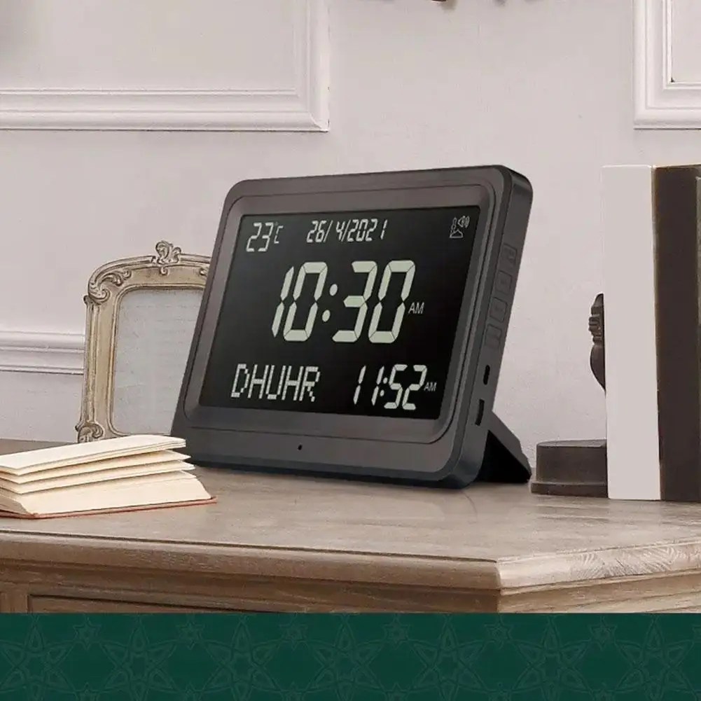  Azan ˶ ð LCD ȭ 8 Athan Ҹ ̽ Gregorian Al-Fajia ޷ ˶   ð Hijir Pr N8X2
