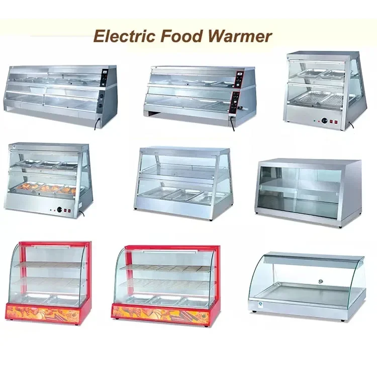 Astar Fast Food Kitchen Equipment Hot Food Display Warmers Showcase for Sale 6
