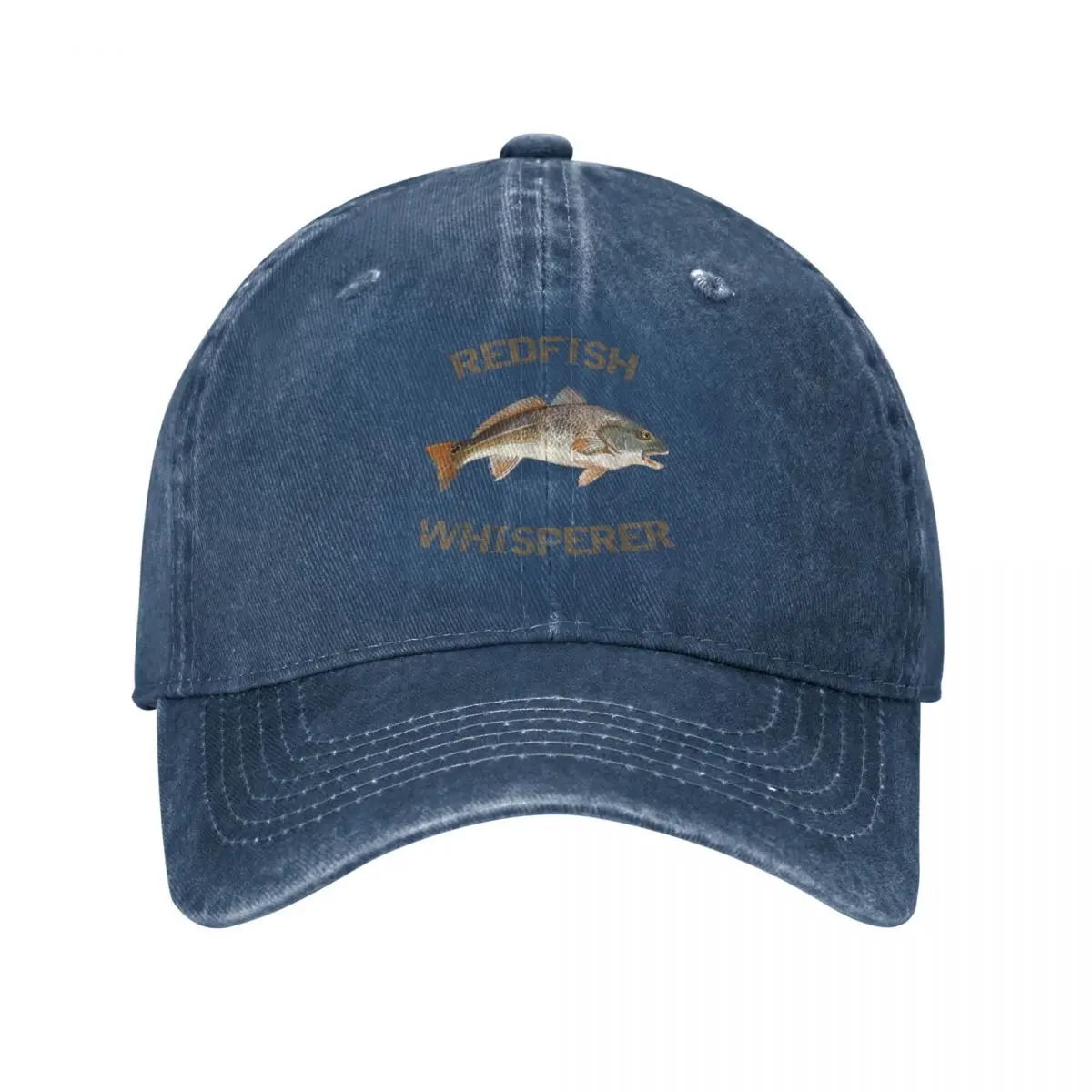 

Redfish Whisperer Redfish T-Shirt Red Drum Fish Shirt Baseball Cap Visor Fashion Beach Men Cap Women'S