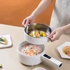 220V Smart Electric Wok Non-stick Frying Pan Noodle Pot 9.5h Reservation Electric Cooking Pot Dormitory Electric Hot Pot 1.6L 2