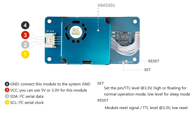 Grove - Laser PM2.5 Sensor (HM3301)