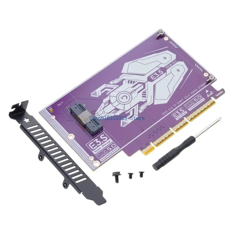 128Gbps 대역폭과 간단한 설정 프로세스를 갖춘 PCIe 5.0 E3.S NVMe SSD 확장 카드
