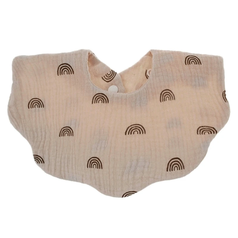 Baby Bib Feeding Bib Cotton Bib Baby Shape Feeding Bib Bandana Burp Cloth