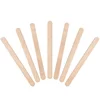 100 Pieces Disposable Wood Stick Beauty Spatulas Log Hair Removal Wax Coating and Scraping Tool Eyebrow Trimming Wooden Stick 5