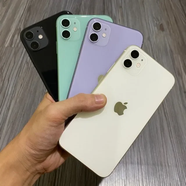 Apple iPhone 11 Mobile 64/128/256GB Liquid Retina IPS LCD Cell Phone FACE ID A13 Genuine Smartphone