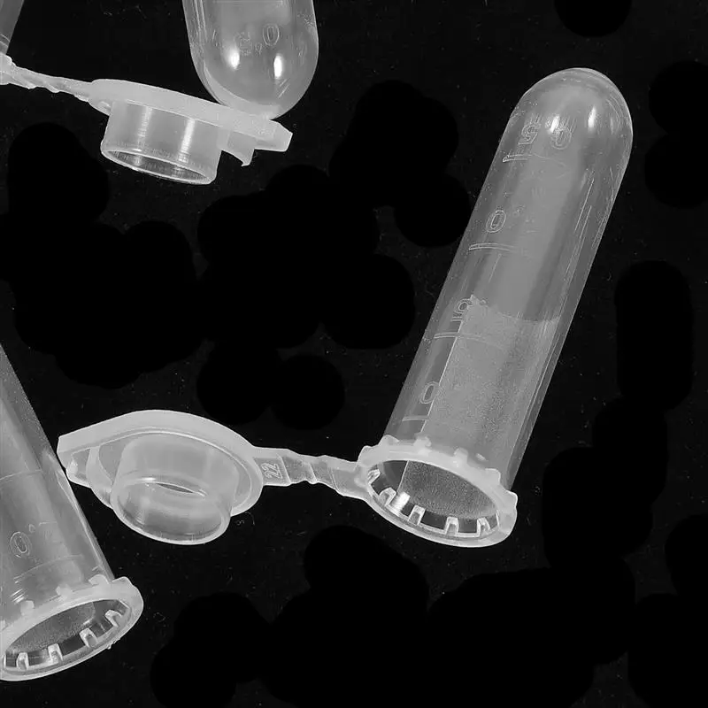 1000PCS/ 500 Pcs Centrifuge Tubes 2ml Capacity Non-Toxic Laboratory Test Tubes With Measurement Scale Tube 2ML 4X1.15CM