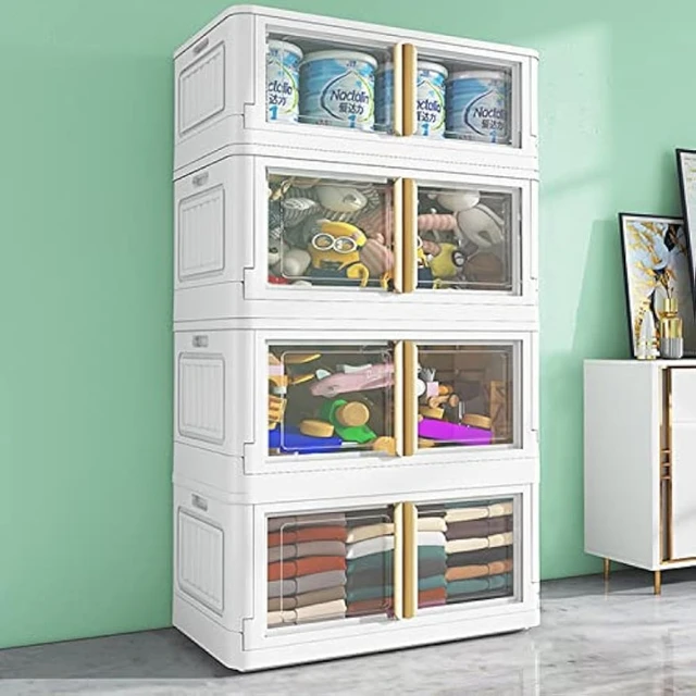 Gracious Living Mini 2 Drawer Organizer w/ Flip Top Storage, White (3 Pack)