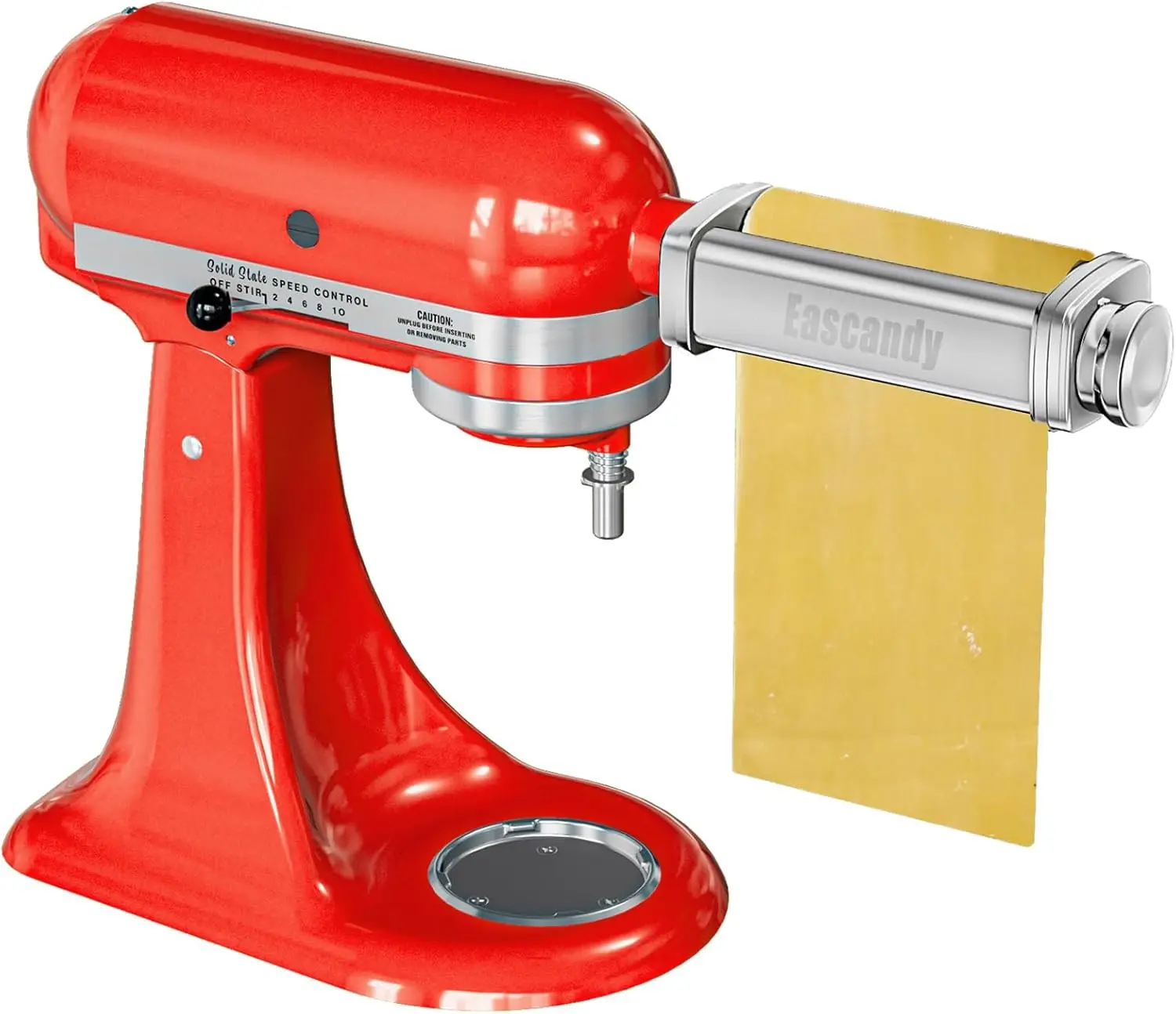 Pasta Maker Attachment Stainless Steel Pasta Roller for Kitchenaid Stand Mixer 8 Adjustment Knob for Kitchenaid Maker pasta press attachment