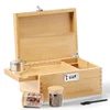 Wooden Herb Storage Box Stash Case Cigarette Rolling Tray Natural Handmade For Smoking Accessories Combo Men Gift 1