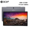 New 14 Inch Tablets Global Version Android 12 Octa Core 8GB RAM 512GB ROM 4G LTE Dual SIM 5G Dual WiFi GPS Tablet PC 10000mAh 1
