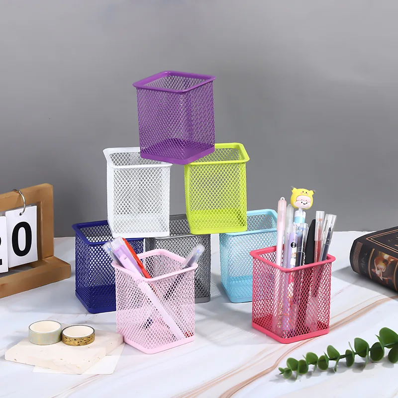 Multifunction Square Mesh Pen Pot Multicolor Pen Holder Desk Tidy Stationery Organiser Pencil Storage Stationery Organizer 1 Multifunction Square Mesh Pen Pot Multicolor Pen Holder Desk Tidy Stationery Organiser Pencil Storage Stationery Organizer 1