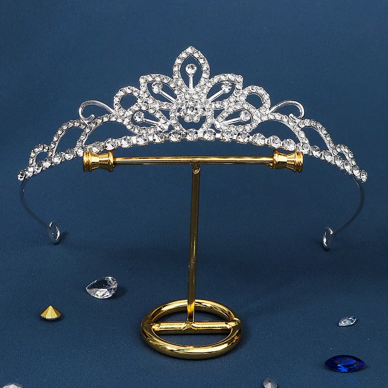 Party Queen Bridal Wedding Hair Accessories Headband Crowns Rhinestone Crown