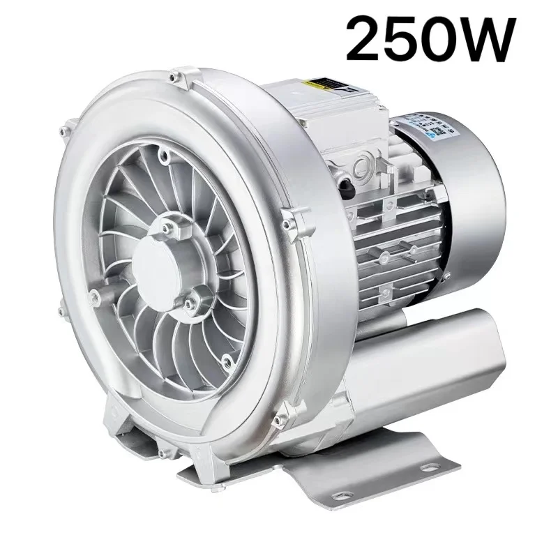 

High-pressure Air Pump 220V 380V 250W Vortex Blower Industrial Centrifugal Vacuum Pump Vortex Suction Fan Fish Pond Aerator