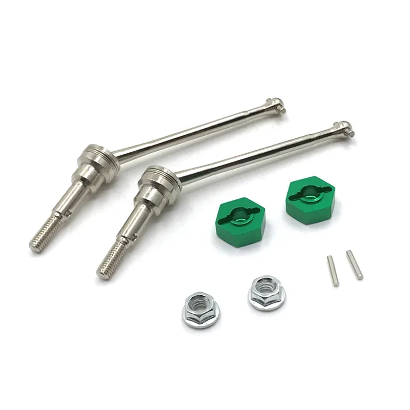 

Remote Control Car Metal Upgrade Coupler Front Drive Shaft Kit OP Accessories for Wltoys 1/12 12423 12427 12428