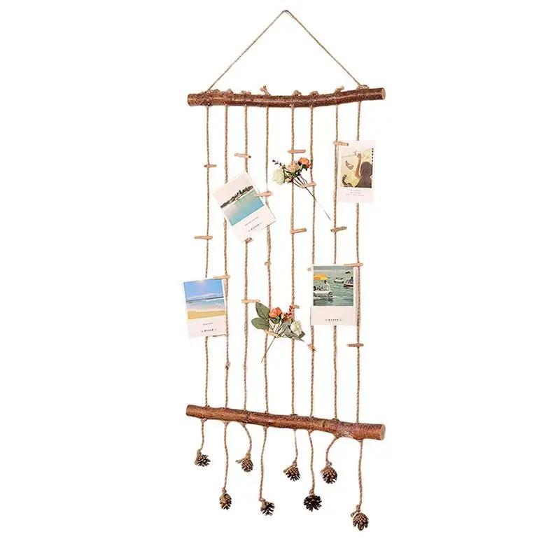 

Wall Photo Display Board Wall Mounted Photocard Holder Hanging Photo Organizer Bedroom Decorations Home Decoration Tools