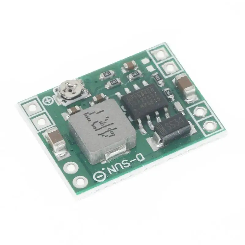 새로운 MP1584 DC-DC 스텝다운 모듈 3A 조정 가능한 컨버터 보드 4.5-28V  0.8-20V 전압 조정기 교체 LM2596 1Pc