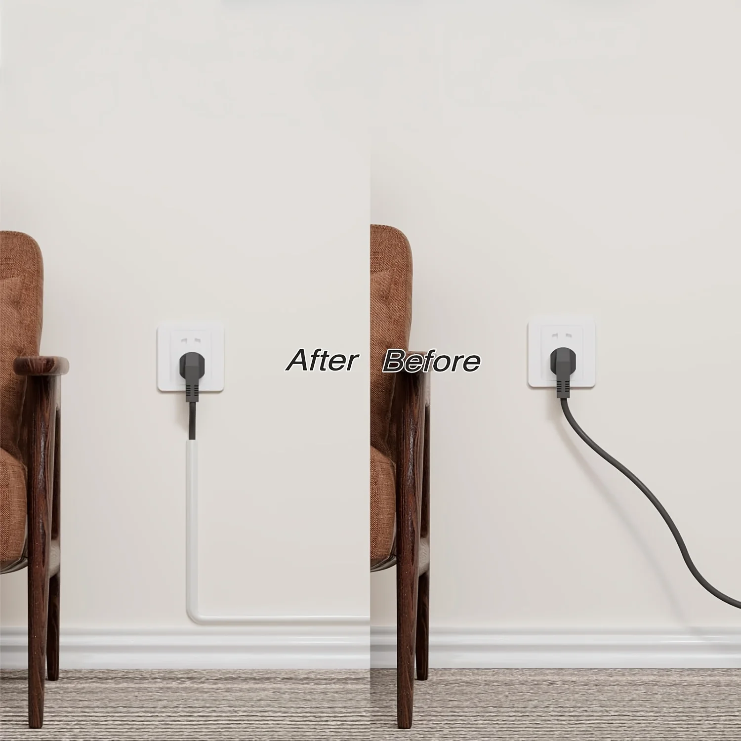 PVC 소프트 오픈 트렁킹: 방수 및 난연 디자인의 자가 접착식 와이어 커버 |   가정/사무실 벽 배선 정리기