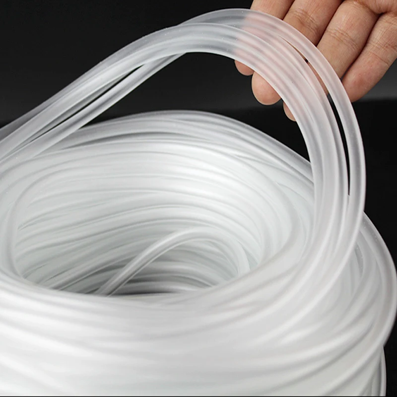 Length 5M 4x6mm Aquarium Air Pump Hose Colorful Silicone Tube Fish Tank Oxygen Pump Flexible Tube Food Grade Transparent Hose 3