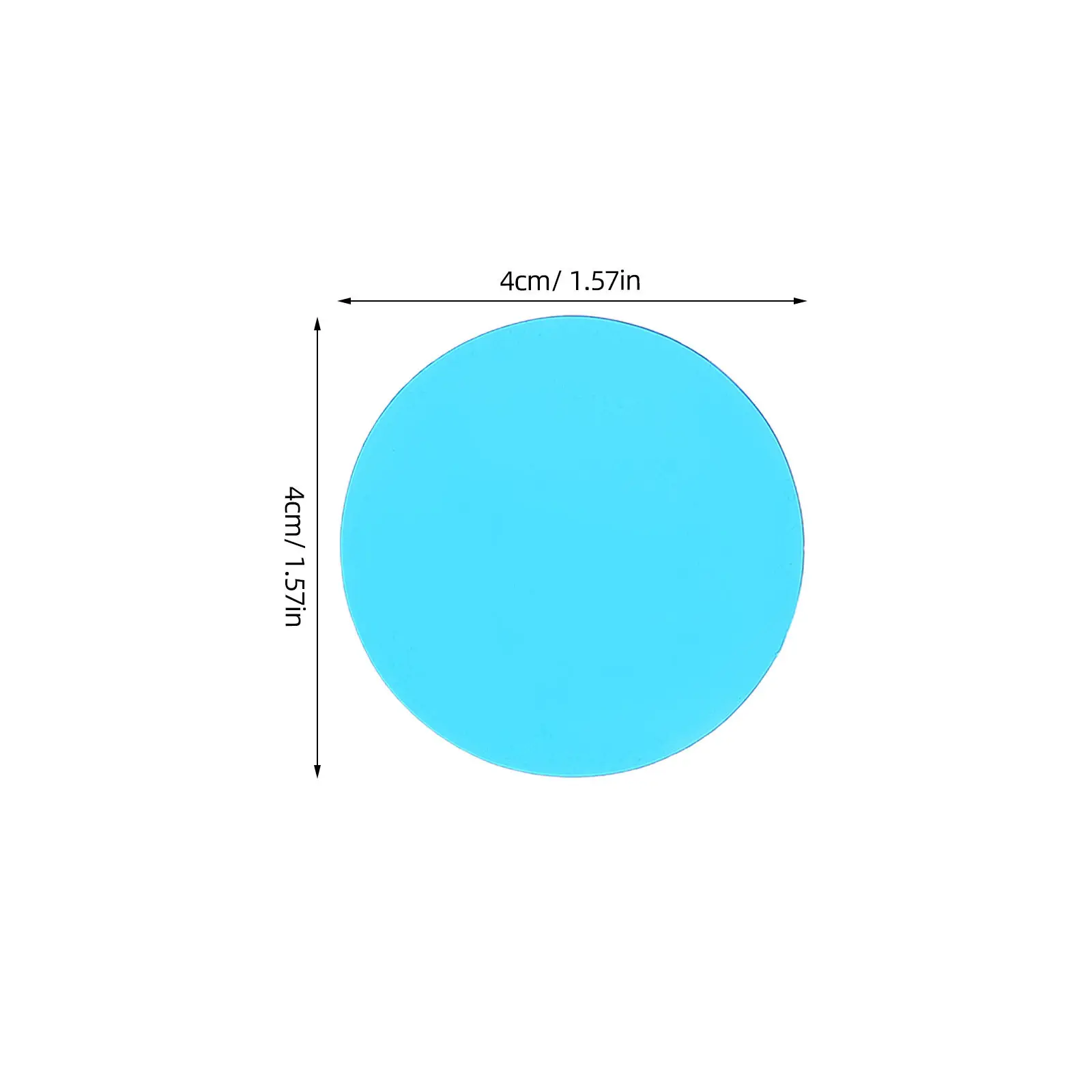 6Pcs 유연한 컬러 투명 플라스틱 시트 광학 실험 과학을 위한 빨간색 녹색 파란색 반투명 필터 보드