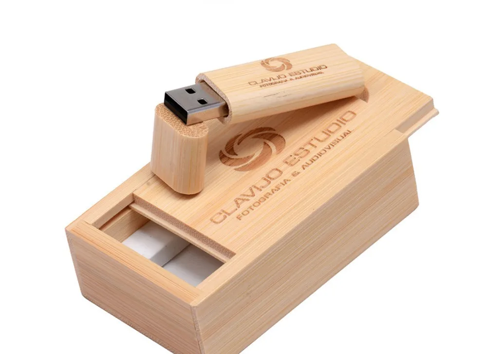 128GB Pen drive de madeira 16GB 32GB