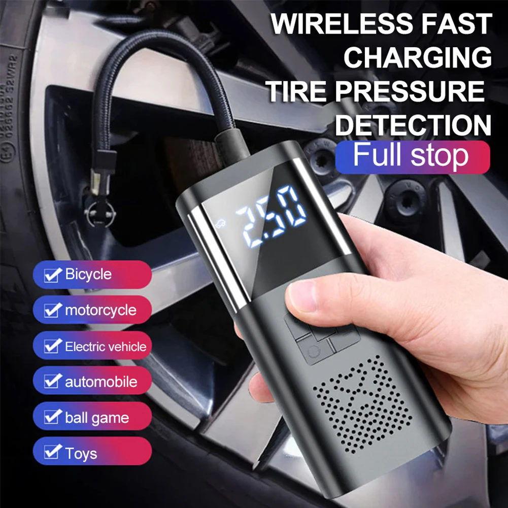 150PSI-Portable-Tire-Inflator-Car-Tyre-Pump-Rechargeable-Auto-Air ...